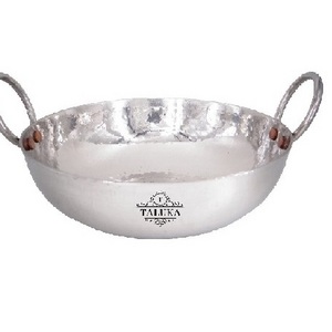 Wholesale Supplier Kadai Hammered Cooking Serving Stainless Steel Wok