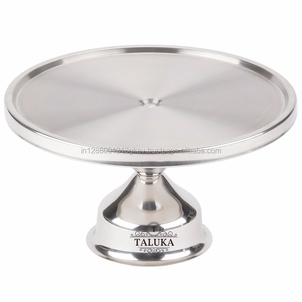 Wholesale supplier non-revolving baking stainless steel cake stand