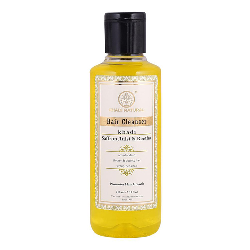 KHADI NATURAL HERBAL SAFFRON TULSI & REETHA  HAIR CLEANSER