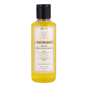 KHADI NATURAL HERBAL SAFFRON TULSI & REETHA  HAIR CLEANSER