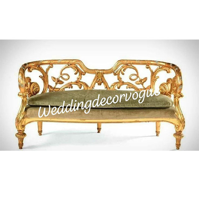 Beautiful And Elegant Hand Carved Wedding Sofa Set Furniture To Enhance The Beauty Of Your Beloved Moments