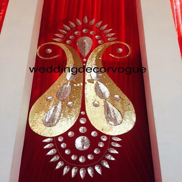 Buy Mehndi Decor Embroidered Backdrops Punjabi Mehndi CeremonyBackdrops Decoration