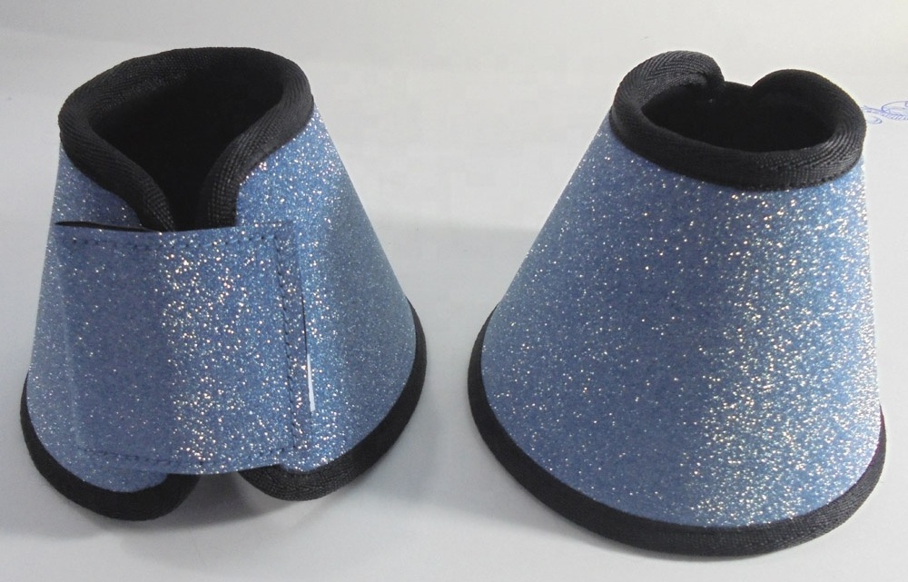 GLITTER BELL BOOT NEOPRENE BELL BOOTS DESIGNER FANCY DURABLE BELL BOOT  CUSTOMIZATION AVAILABLE