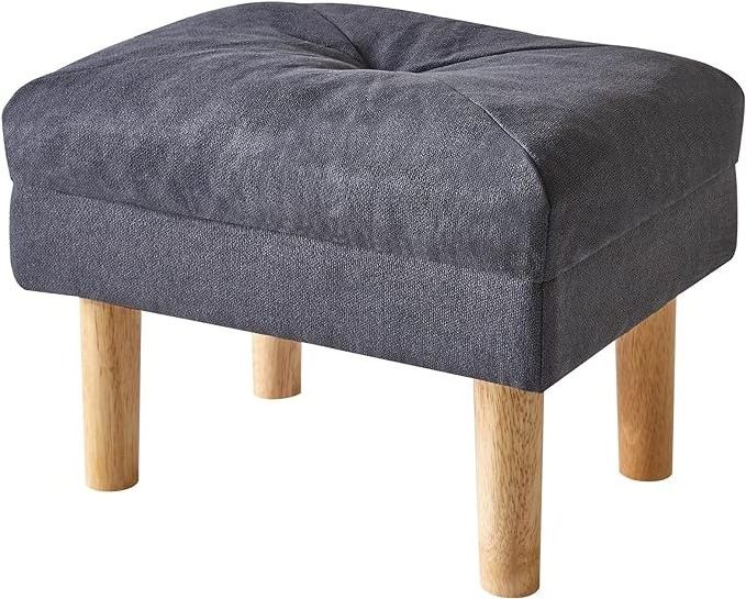 Small Footstool Ottoman Footrest with Sponge Padded Seat Step Stool for Sofa