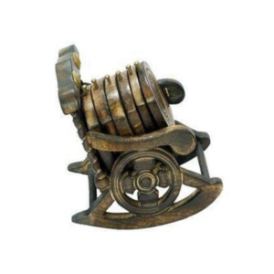 Reasonable Prices Wooden Chair Coaster Set with Solid Wooden Made Latest Designed Coaster Set For Sale By Exporters