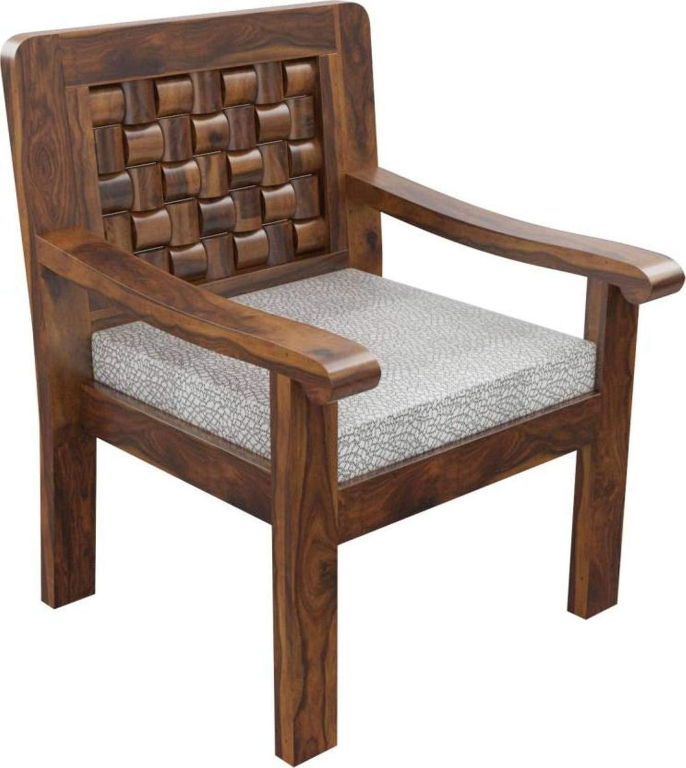 Sheesham Wood Arm Chair for Living Room Furniture