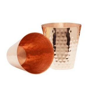 Wholesale Pure Hammered Copper shot glass 50ml ( 2oz ) Solid Copper Cups for Beer, Whiskey, Vodka gift idea