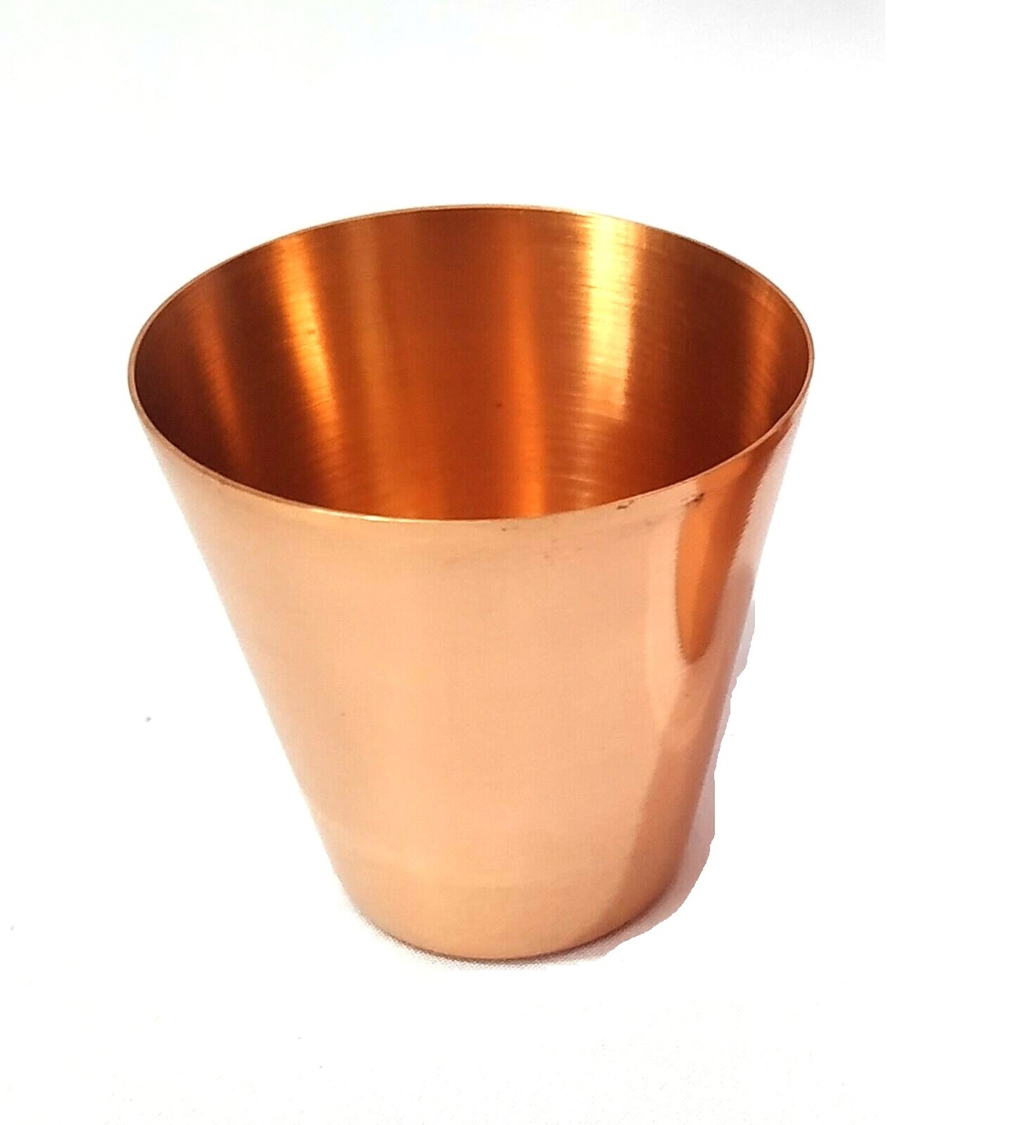 Wholesale Pure Plain Copper shot glass 50ml ( 2oz ) Solid Copper Cups for Beer, Whiskey, Vodka gift ideas