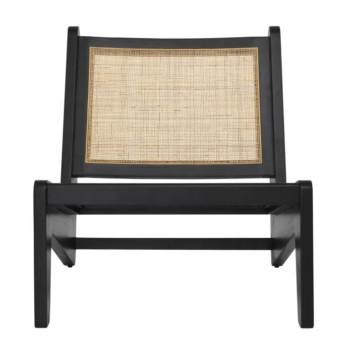 Rattan Woven Kangaroo Leisure Chair Luxury Stylish Natural Handmade Eco Friendly Cane Accent Chair