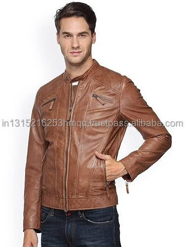 Leather Men Leather Solid Biker long Jacket best quality from India for all occasions best quality best in quality