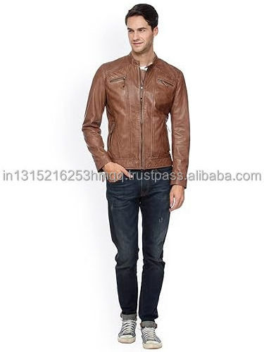 Leather Men Leather Solid Biker long Jacket best quality from India for all occasions best quality best in quality