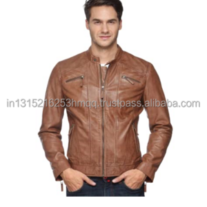 Leather Men Leather Solid Biker long Jacket best quality from India for all occasions best quality best in quality