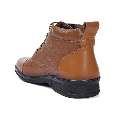 OEM High quality 100%  leather tan brown  boot for men from India shoes for men leather boot for men