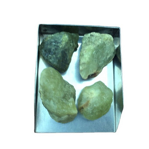 5 Piece Natural Green Garnet Gemstone Loose Untreated Stone Rough Good Quality Making Jewelry Wholesale