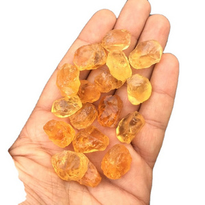 10 Pieces Natural Yellow Citrine Stone of Imagination Prosperity Untreated Gemstone Making Jewelry Wholesale Rough