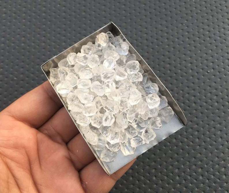 Awesome Quality Satyaloka Quartz Natural Clear Quartz Gemstone Raw Crystal Rough making Colorless jewelry Stone