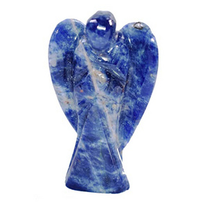 1 Inch Sodalite Carved Gemstone Angel Stone Lapis lazuli Sodalite Angel  For Healing Gemstone