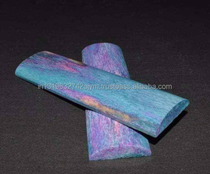 HIGH GRADE DYED CAMEL BONE KNIFE HANDLE RADIUS SCALES AT CHEAP PRICE COW BONE BLANKS SMOOTH COLOR BONE SCALES