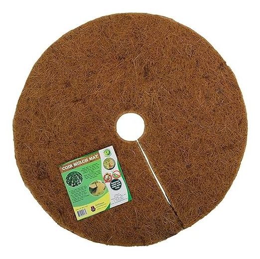 Best Deal 2024 Coco Fibre Mulch Mat - 8 Inch Coconut Coir Fibre Moisture & Weed Control Mulch Mats For Sale