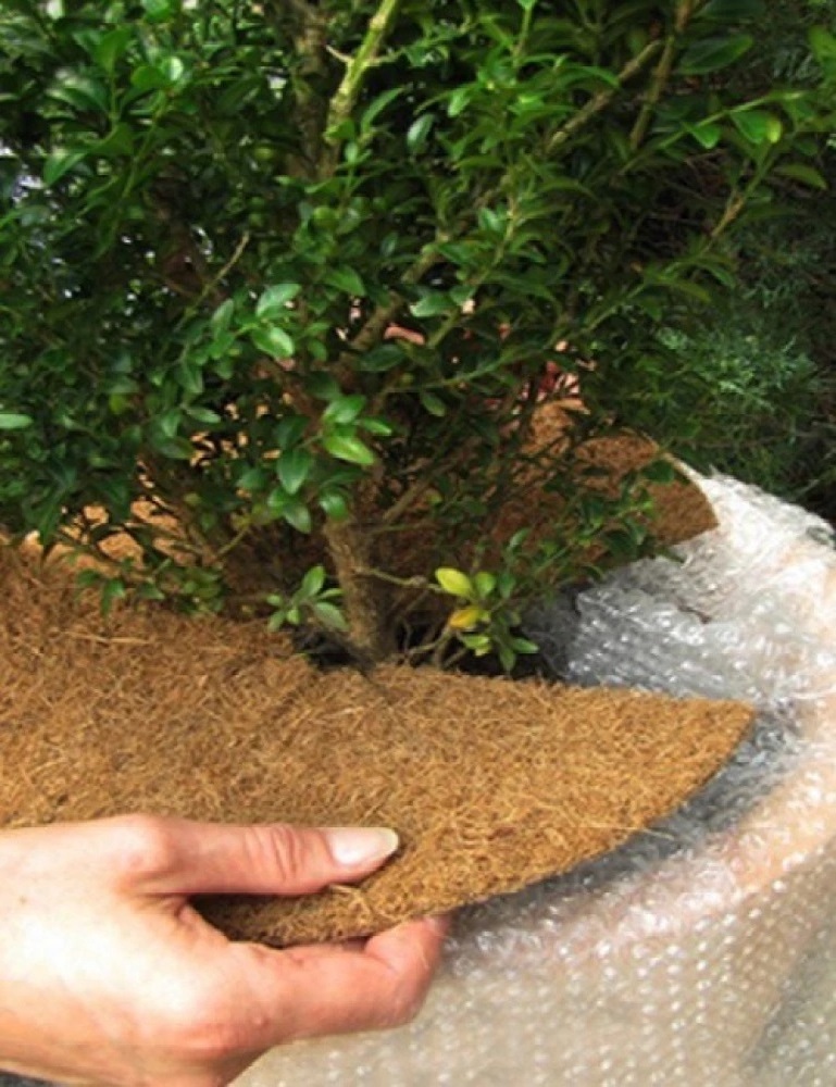 Super Sell 2024 Coco Fibre Mulch Mat - 24 Inch Coconut Coir Fibre Moisture & Weed Control Mulch Mats For Garden