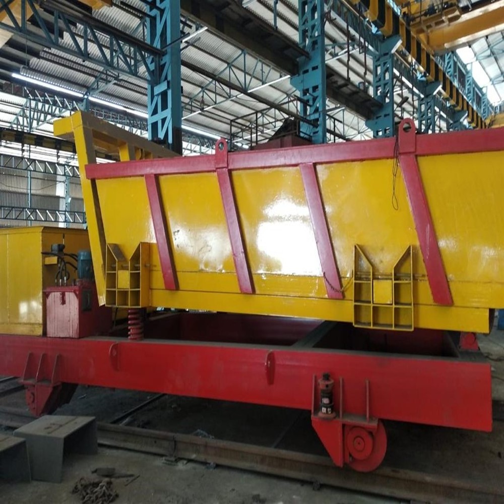 Low price Heavy load industrie trolley industrial automatic control mold transfer cart for steel scrap trolley