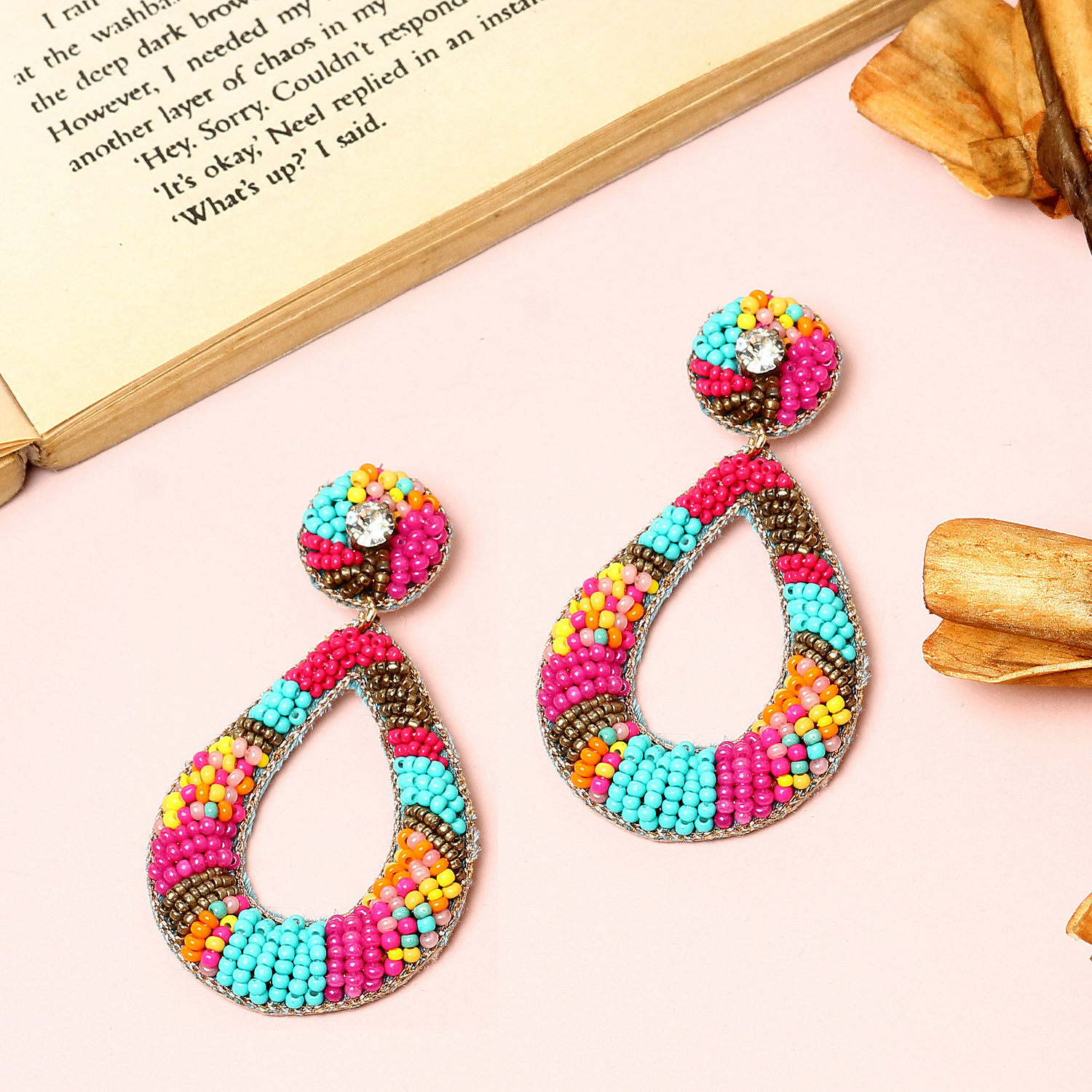 Trendy Handcrafted multicolor Earring  /Beautiful Tassel Earring/ Thread / Metal / Embroidery Earring -  SHJ-7137