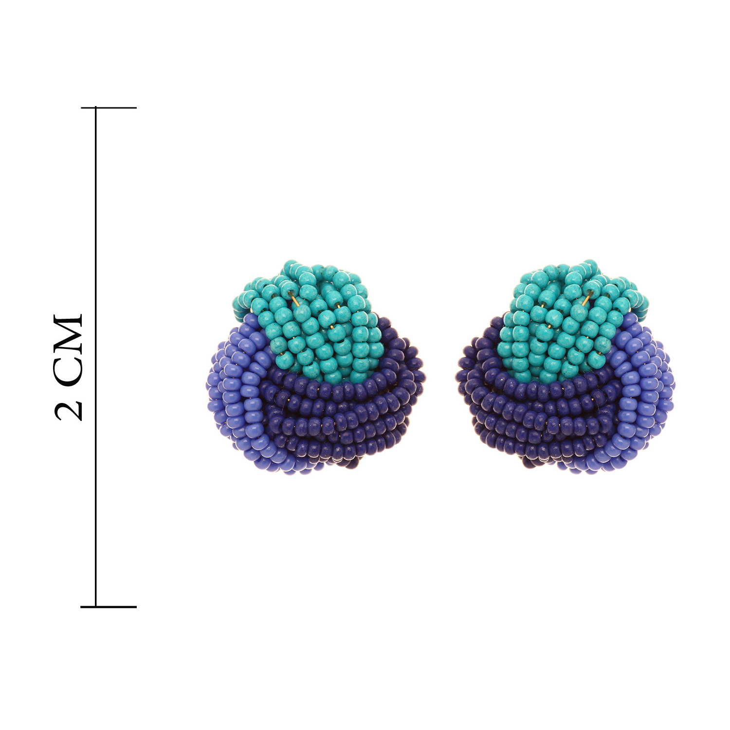 Handmade Ball Earring / modern Fashion Earring for women and girl online Embroidery Earring -  Shj-7246