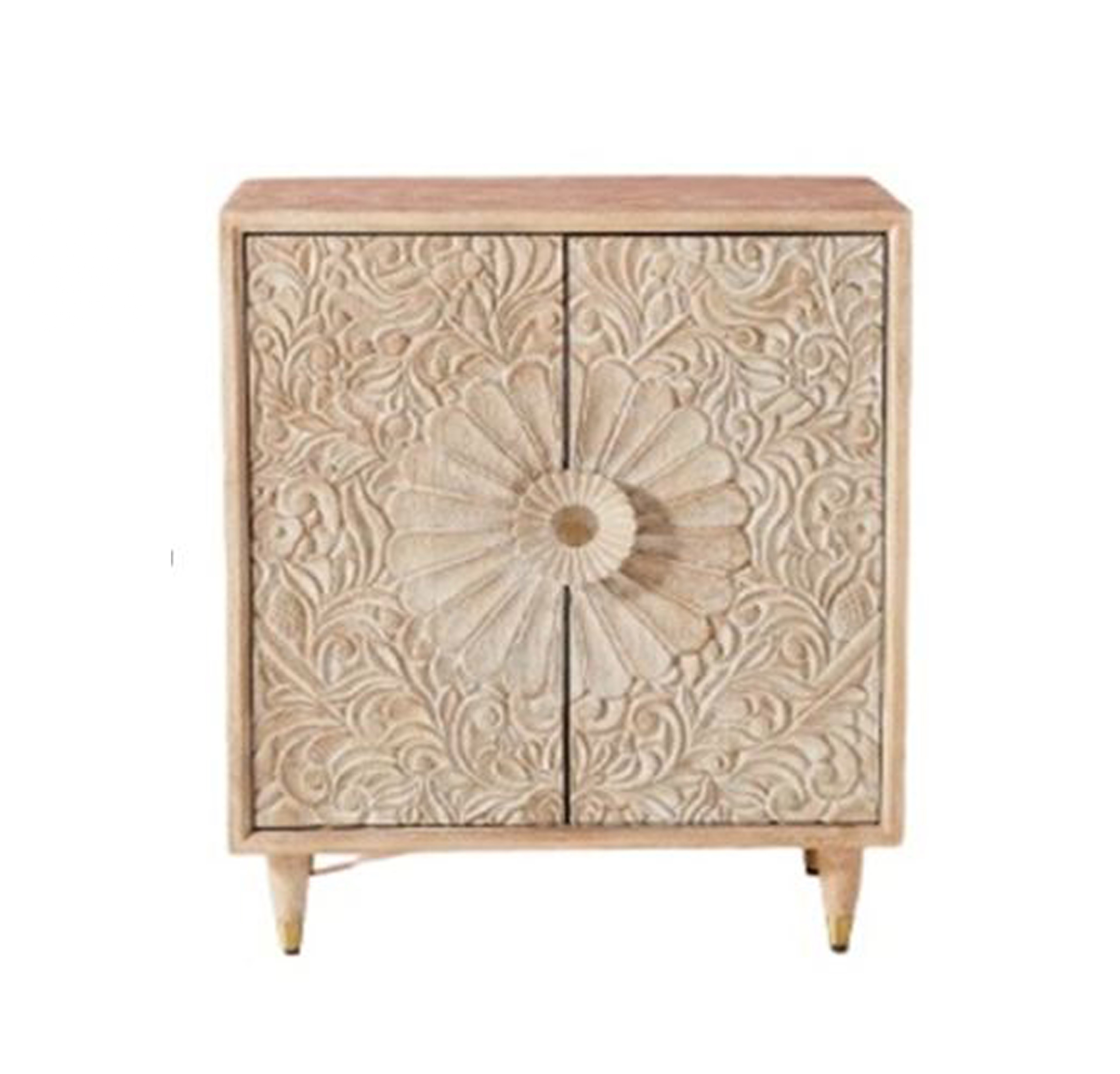 New Best modern Design 100% Pure Solid Mango Wood  Entryway Cabinet