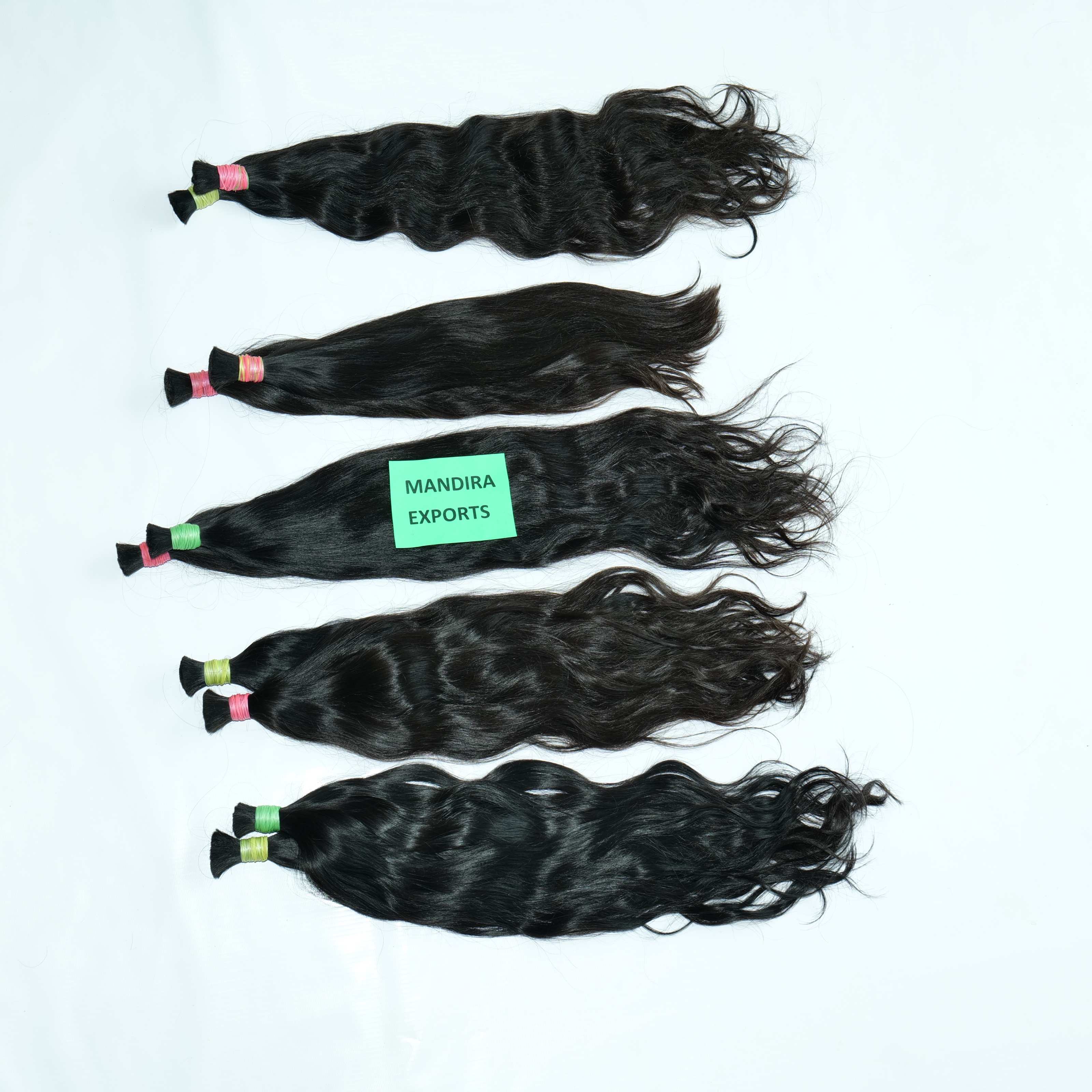 100% Wholesale Natural caticle aligned none chemical processing remy virgin weave wavy vendor indian temple human hair