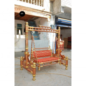 Wedding swing for the beautiful bride and groom to sit and use it in every event of wedding function and decoration .