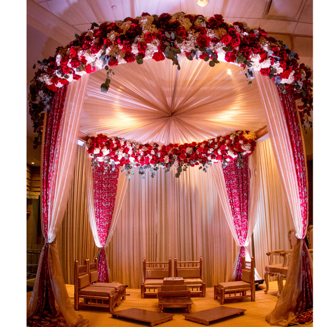 Pipe and Drapes Beautiful Mandap swag Backdrop curtain wedding draping drapes for wedding event party