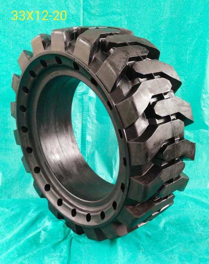 33*12*20 Solid Tire for Skid steer loaders BOBCAT, CAT, CASE, JCB