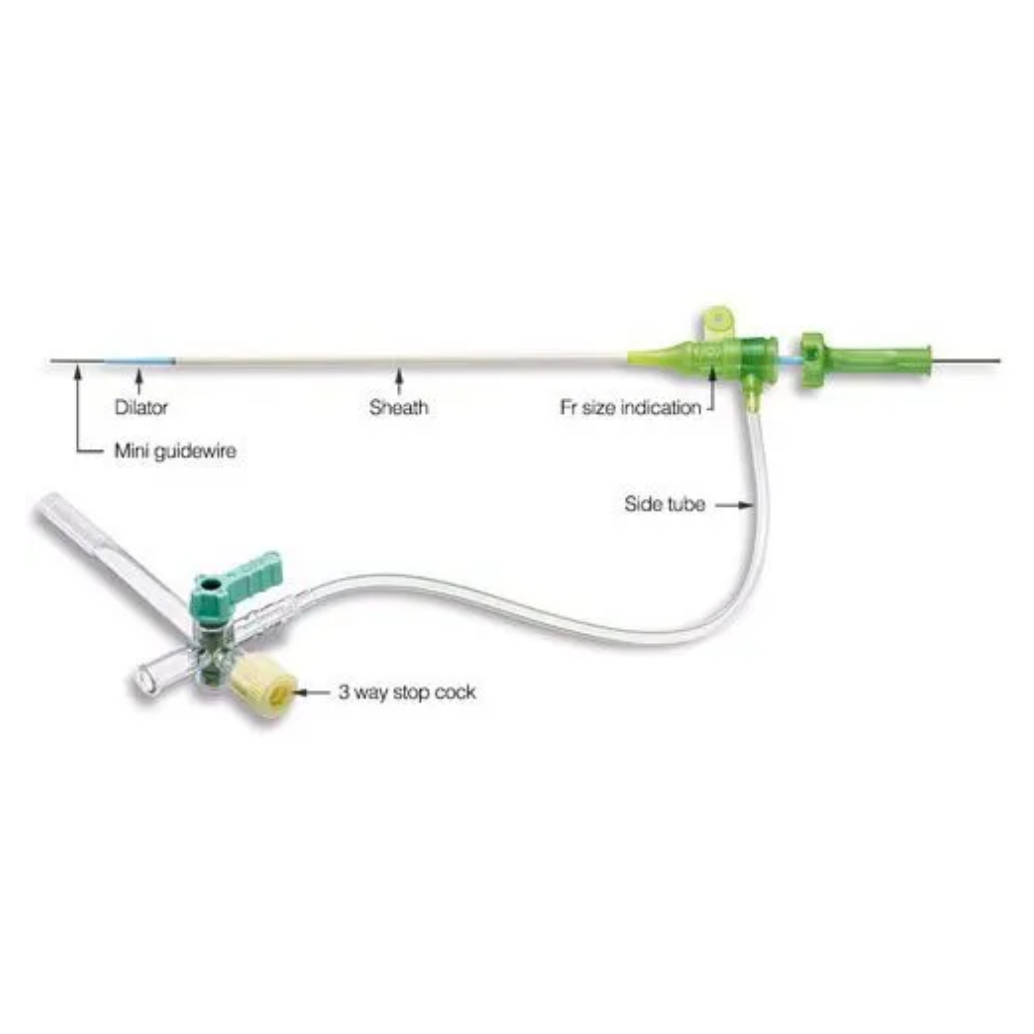 Radial sheath for cardiology radial access sheath Vascular Sheaths for Femoral or Radial Artery Used with French Sizes