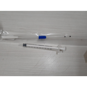 IUI Catheter  Intra Uterine Insemination Catheter or cannula curved plastic sterile iui catheter size 11cm 17cm with 1ml syringe