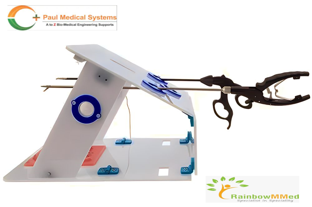 STEEL  Laparoscopic trainer box with HD endoscope camera, laparoscopic simulator endo trainer for abdominal surgery