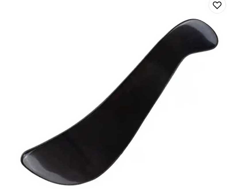 Beauty Health Care Products horn massage tools Best Quality Black Natural Buffalo Horn Gua Sha massage tool from India