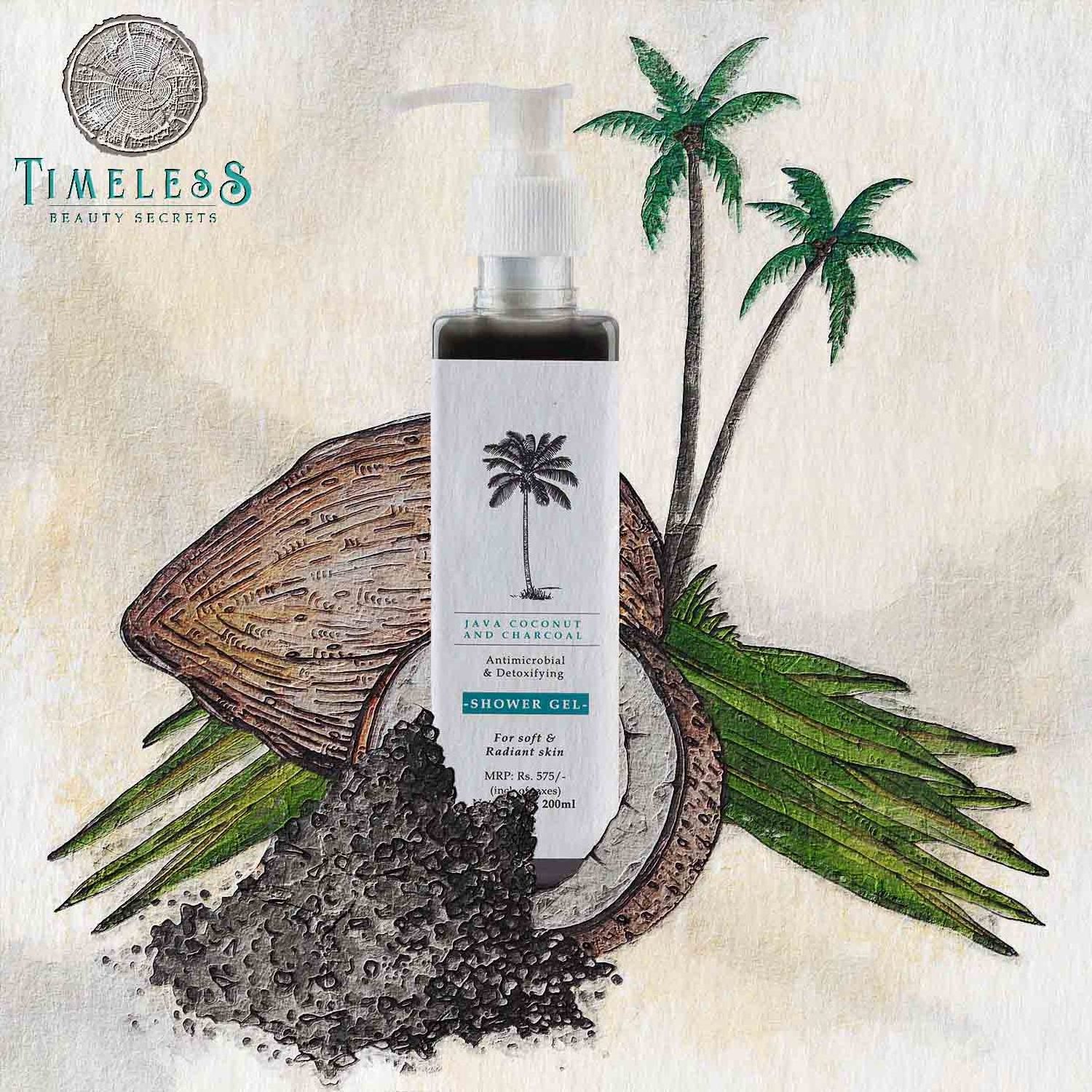 Organic Java Coconut And Charcoal Anti Microbial & Detoxifying Hand & Body Wash  Natural Products Fromtimeless Beauty Secrets