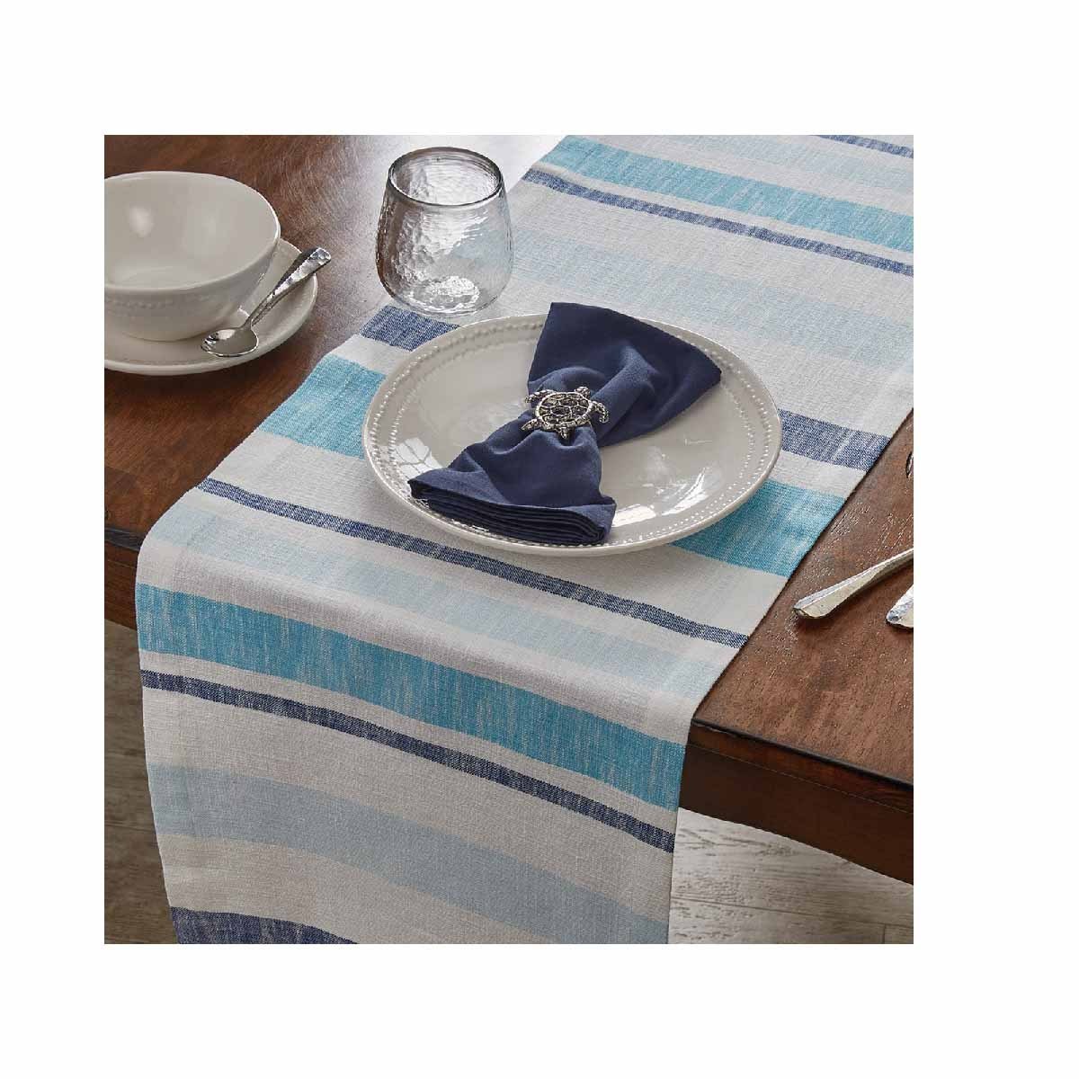 Multi Functional Decor 100% Cotton Portable Foldable Table Runners Perfect For Breakfast Lunch Table Cloth