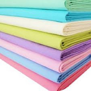 100% Cotton Plain Cambric Fabric Collection Natural Color Customized Super Soft Premium Quality Cloth From India Reusable