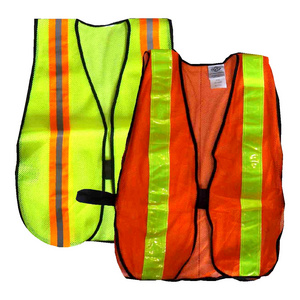 Customized Security Vest Fluorescent Fabric Safety Vest High Visible Reflective Vest Safety Reflector Security Work