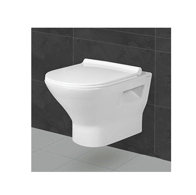 Top Quality White Ceramic Sanitaryware Wall Hanging Toilet for Bathroom Application Wall Hanging Toilet Seat