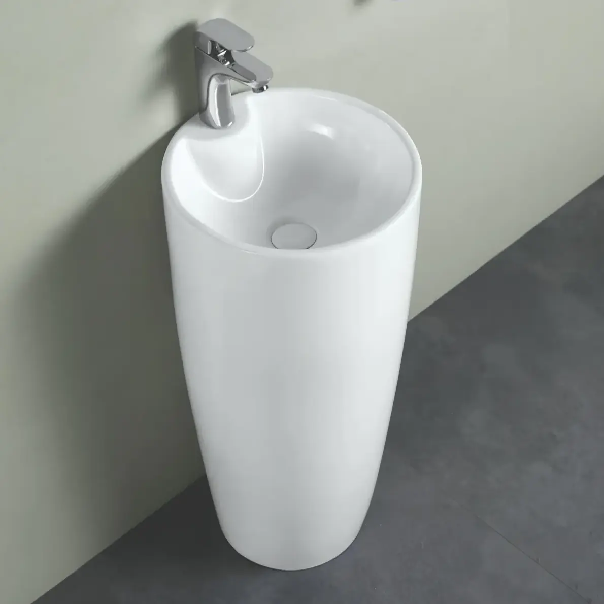 High on Demand Sanitary wares Ceramic Wall Flush Mounted Urinal for Bathroom Use Corner Ceramic Urinal