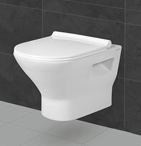 Top Quality White Ceramic Sanitaryware Wall Hanging Toilet for Bathroom Application Wall Hanging Toilet Seat