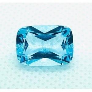 " Diamond Cut Natural Sky Blue Topaz " Wholesale Factory Price High Quality Faceted Loose Gemstones |