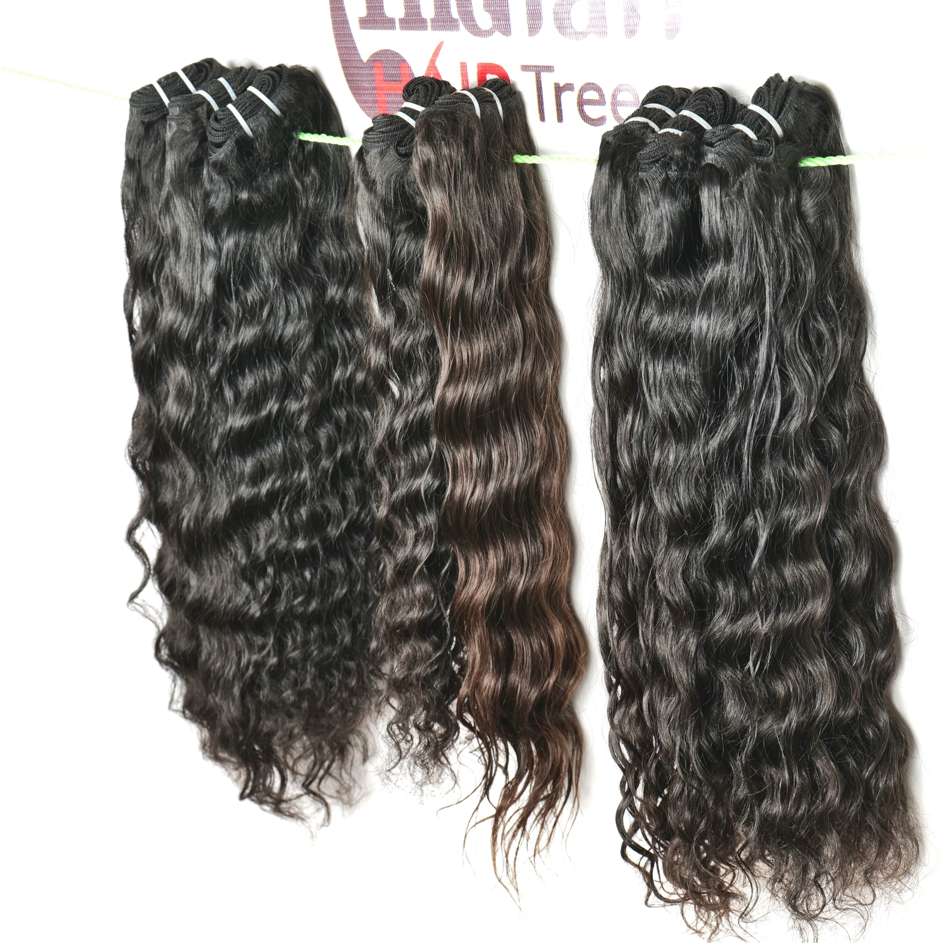 Unprocessed Raw virgin Hair extensions Raw Indian Temple natural Bundles cuticle aligned human hair