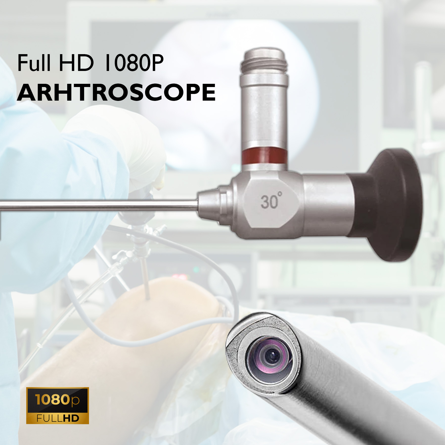 Arhroscope 4mm 30 degree Rigid Endoscope Full HD Orthopedic Surgical Instruments