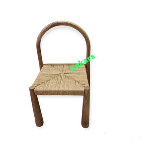 Jute Woven Dining Chai Patio Garden Set 4 Chairs And Coffee Table Living Room Dining Living Room Chairs and Table