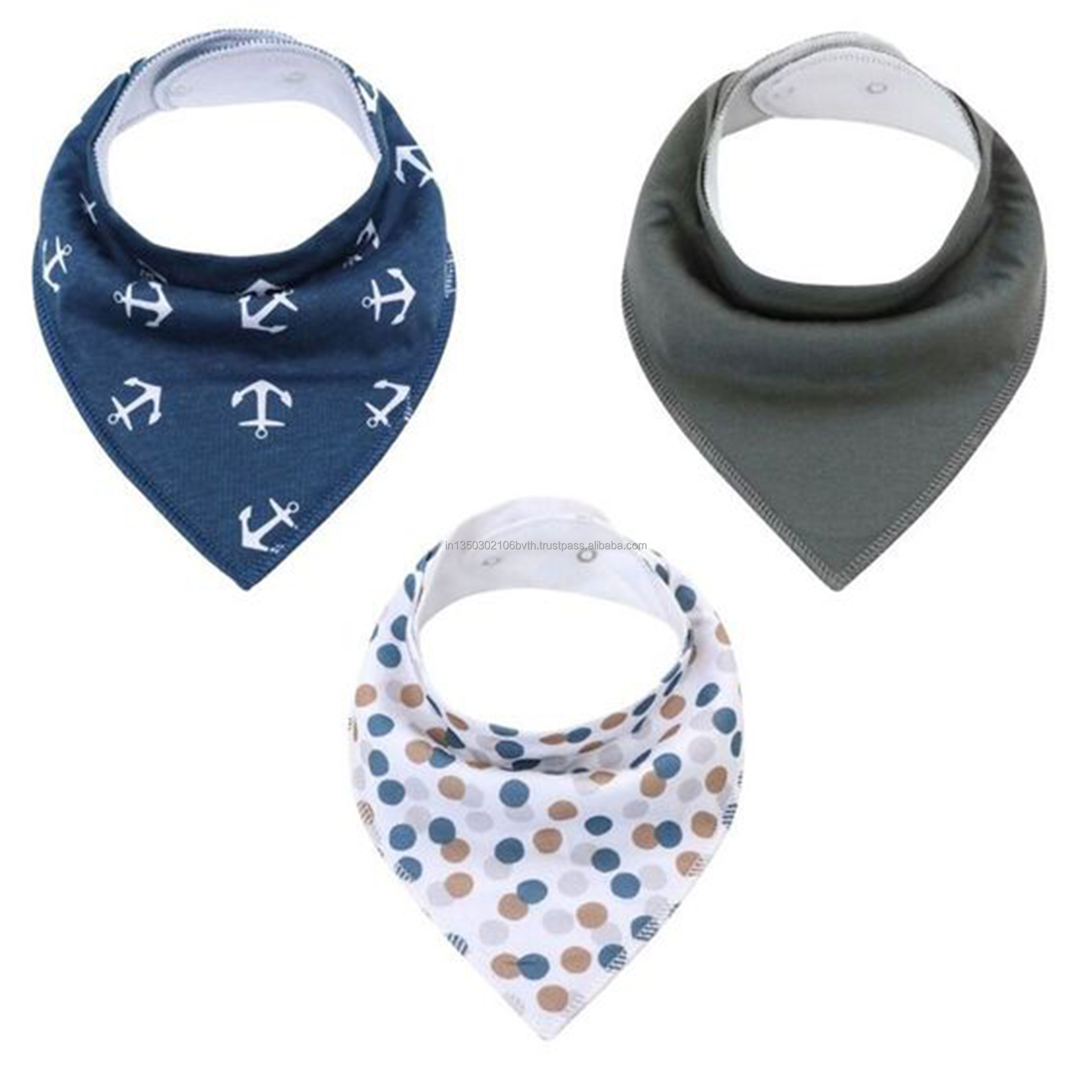 Hot sell promotion soft bandana baby bibs at competitive price with available cute attractive prints