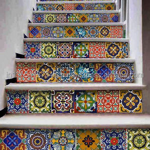 Handmade Ceramic Hand Painted Moosic Tiles For Home Decoration Living Room Wall Tiles Diwali Home Decor