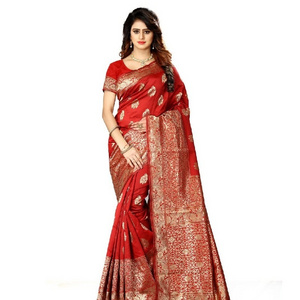 Georgette banarasi silk handloom saree Indian Designer Georgette saree with Blouse Piece Indian Traditional Designer Silk Saree